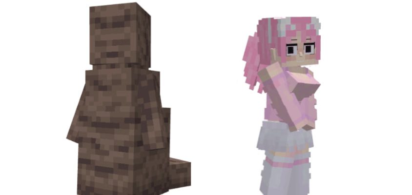 Скачать Мод на Девушку в Майнкрафт
