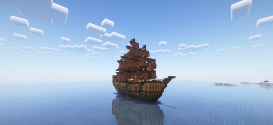 Скачать Мод на Корабль в Майнкрафт