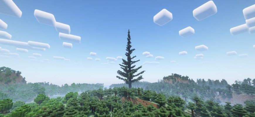 Скачать Мод на Гигантские Деревья в Майнкрафт