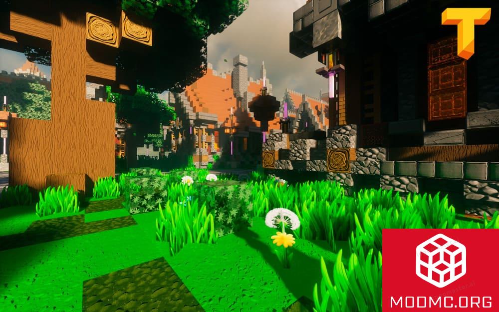 Текстуры из Ресурспака ToonCraft в Майнкрафт