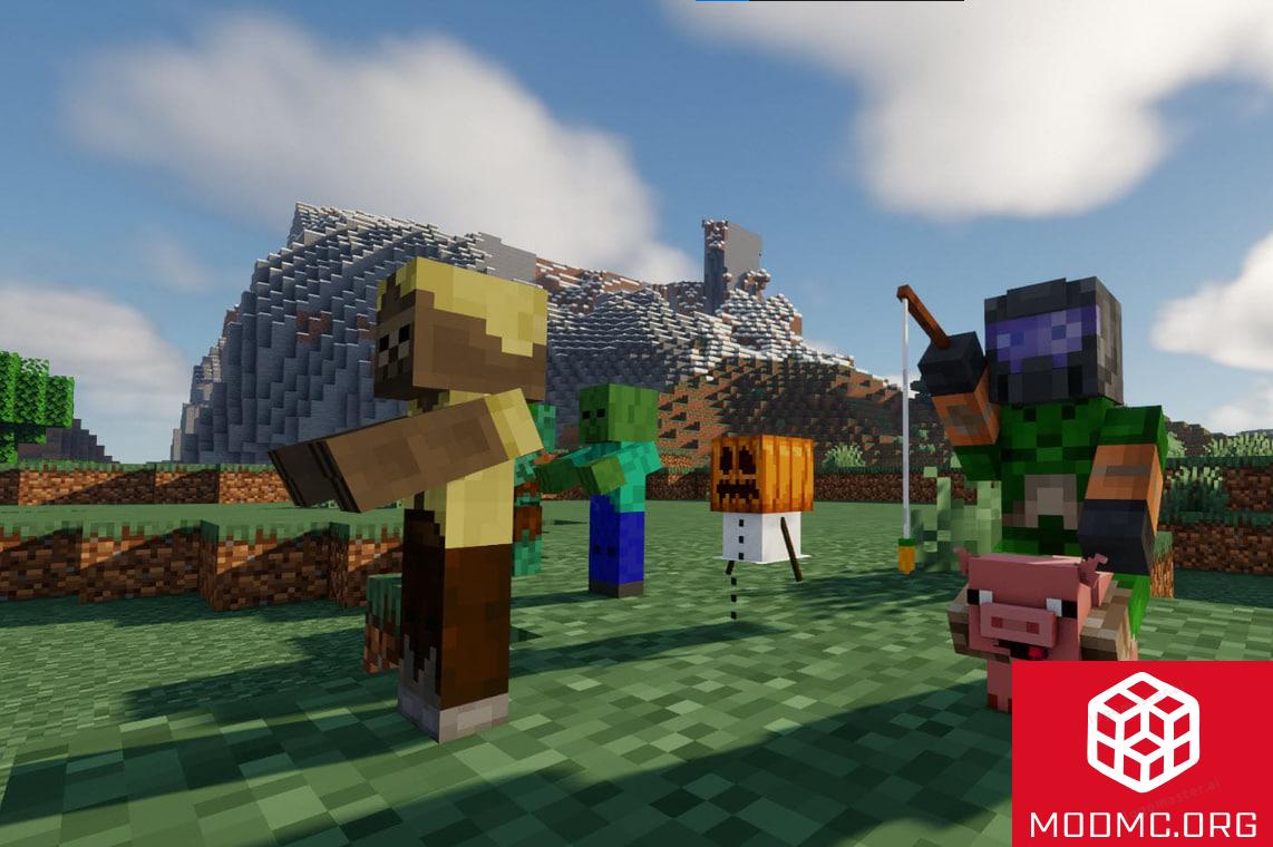 Статуя из Мода Statues в Майнкрафт