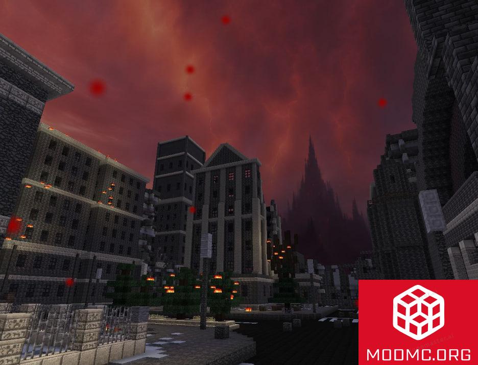 Карта Война Миров в Майнкрафт