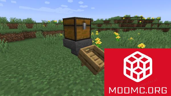 Вагонетка из Мода на Ящики в Майнкрафт
