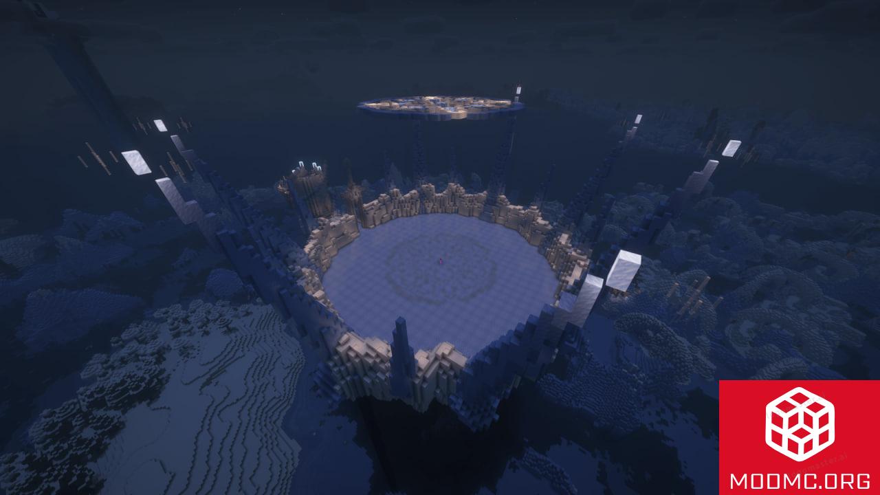 Арена из Мода Demi's Sky Arena в Майнкрафт