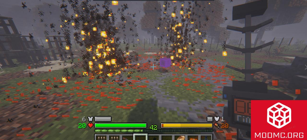 Аномалия из Мода на Сталкера в Майнкрафт