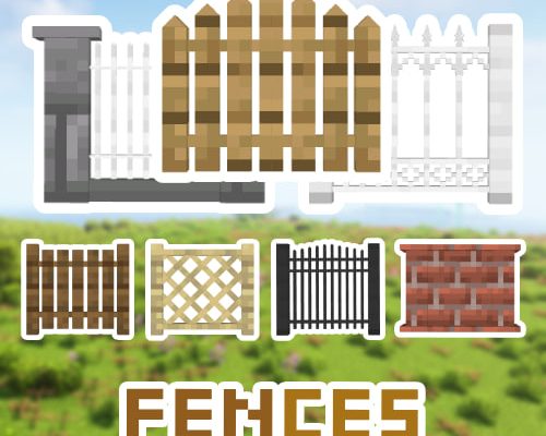 Скачать Мод на Ограду в Майнкрафт