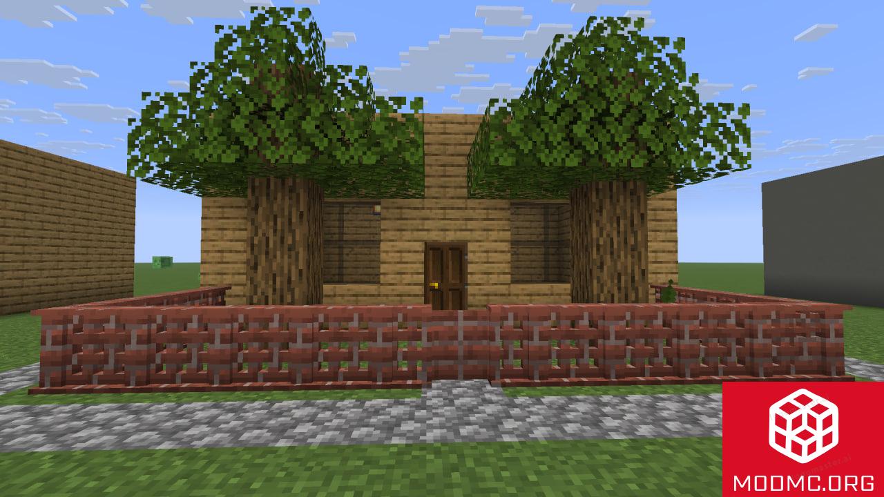 Ограда из Мода Decorative Fences в Майнкрафт