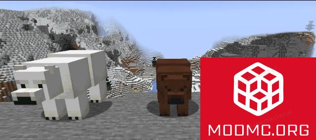 Мобы из Мода на Медведей в Майнкрафт