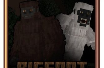 Скачать Мод на Бигфута в Майнкрафт